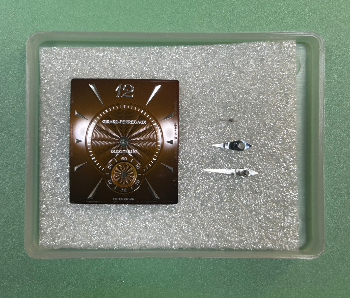 ジラールぺルゴ ヴィンテージ 1945 25930.0.11.316 自動巻き Cal.3200 SS 革 純正尾錠(SS) ブラウン文字盤 保証書(2004年) 冊子 オーバーホール済み