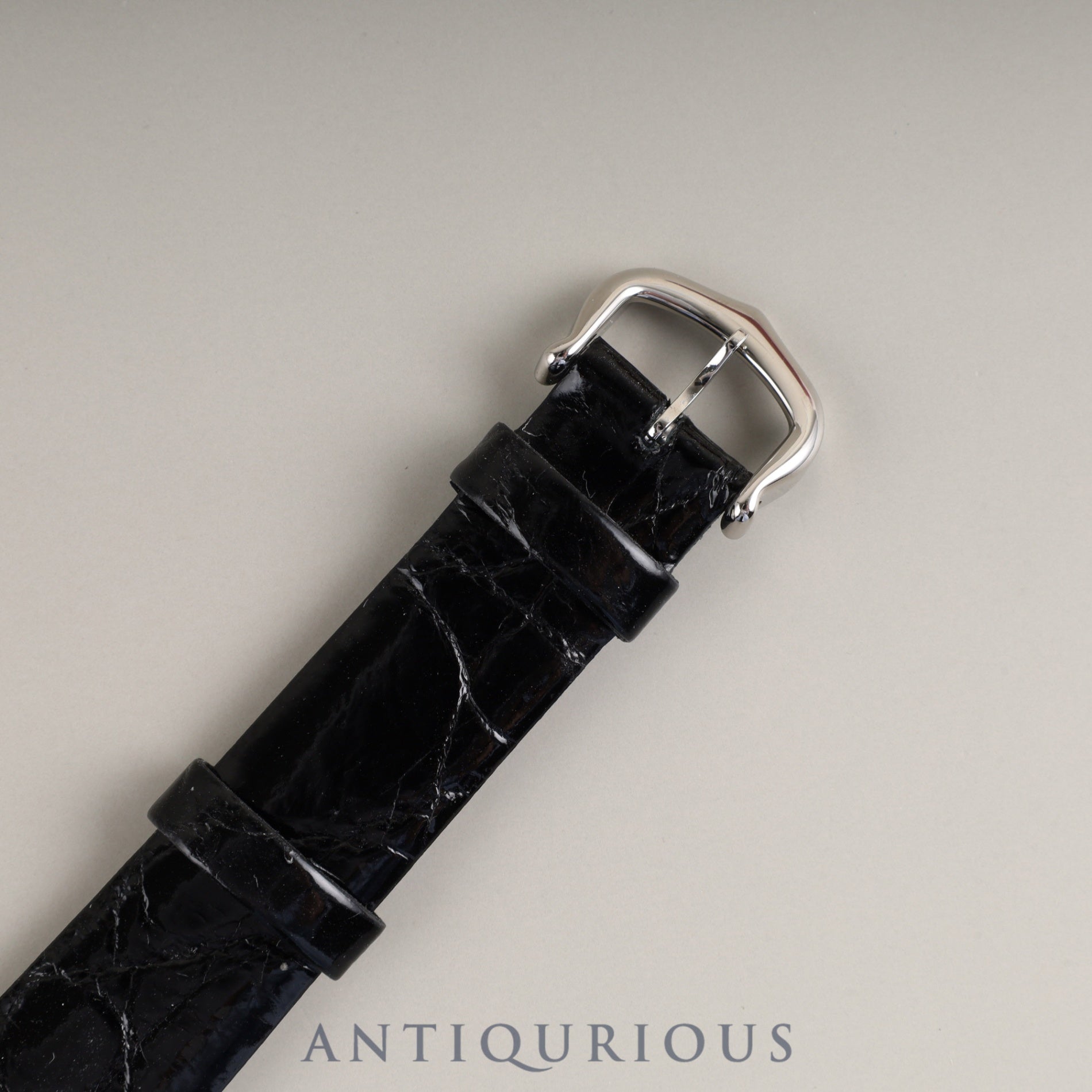 カルティエ マストタンク MM 2416 クォーツ Cal.057 SV925 革 純正尾錠(SS) ピンクローマン文字盤 箱 保証書(2000年)冊子 クリスマス限定 オーバーホール済み