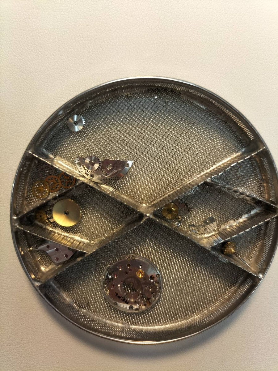 カルティエ マストタンク SM 手巻き Cal.78-1 SV925 革 純正尾錠(GP)アイボリーローマン文字盤 オーバーホール済み