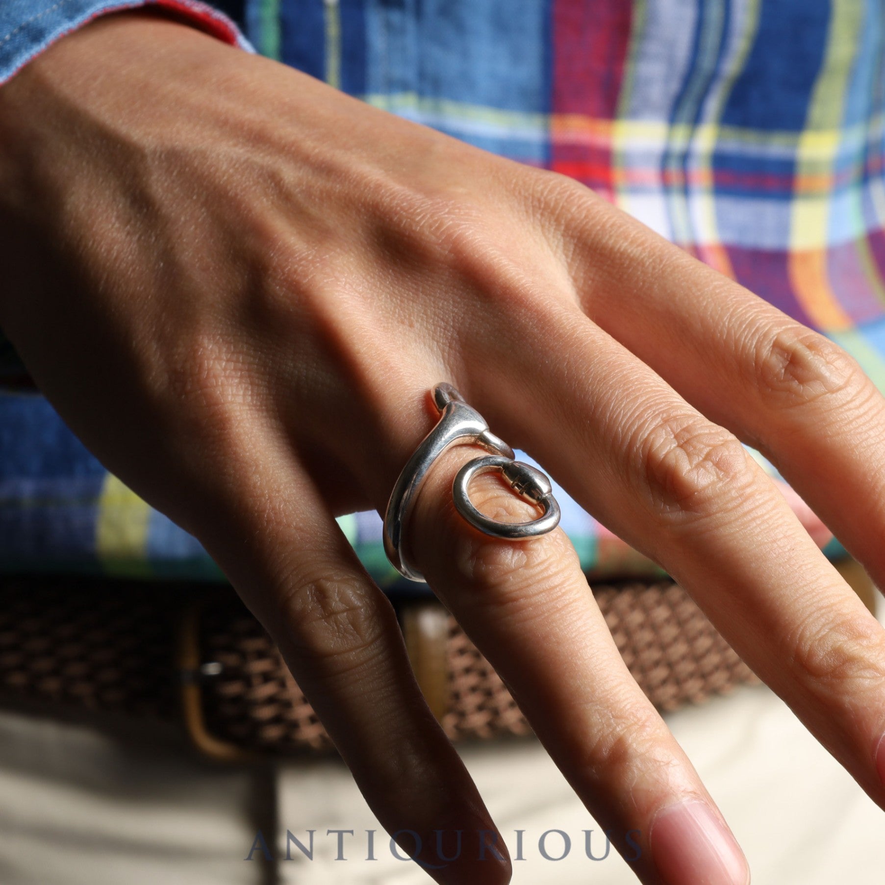 Hermes Ring Nausicaa Nojika Twist SV925 #52