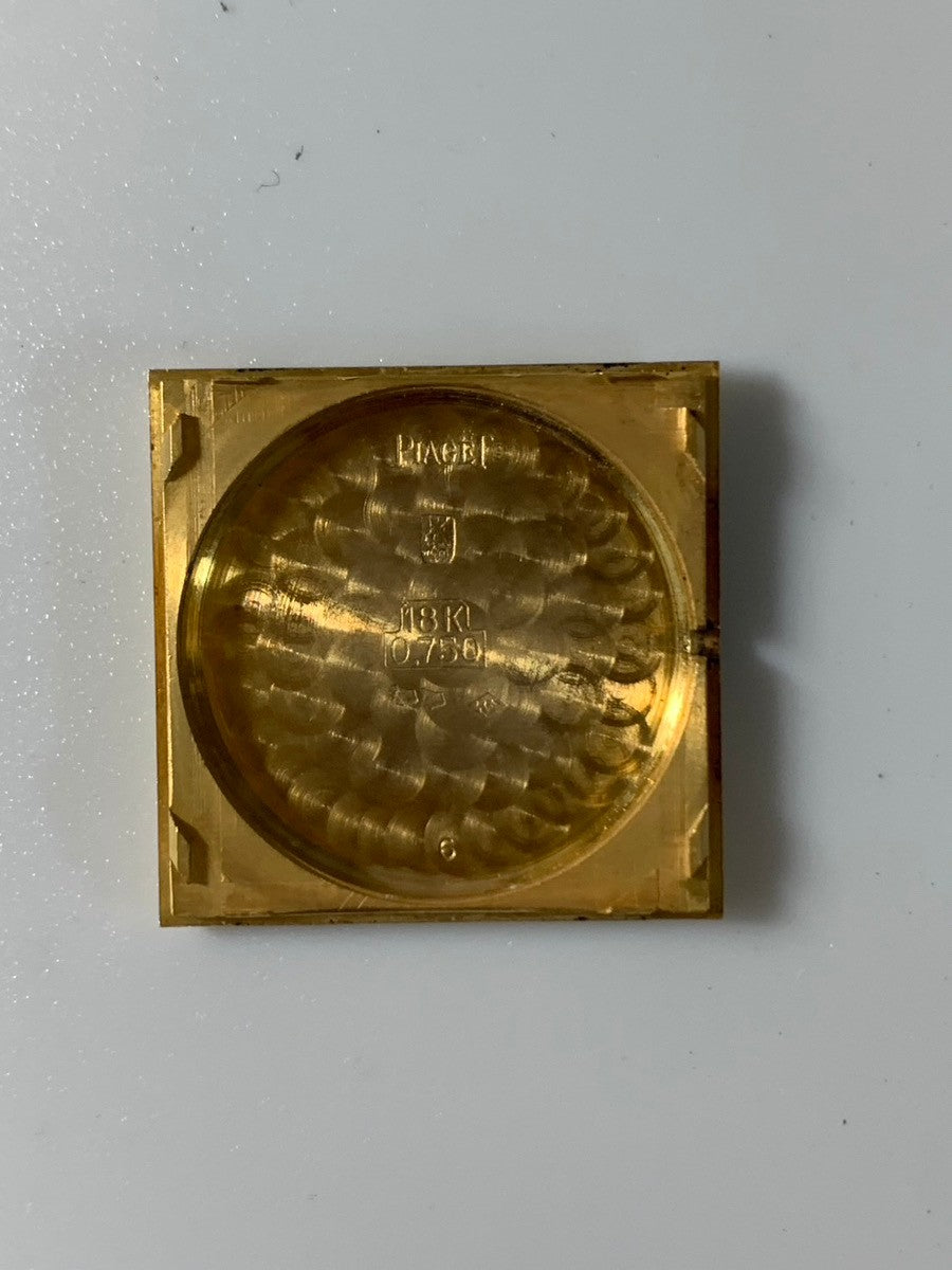 ピアジェ プロトコール 9154 手巻き Cal.9P 750YG 革 純正尾錠(750YG)ブラック文字盤 オーバーホール済み