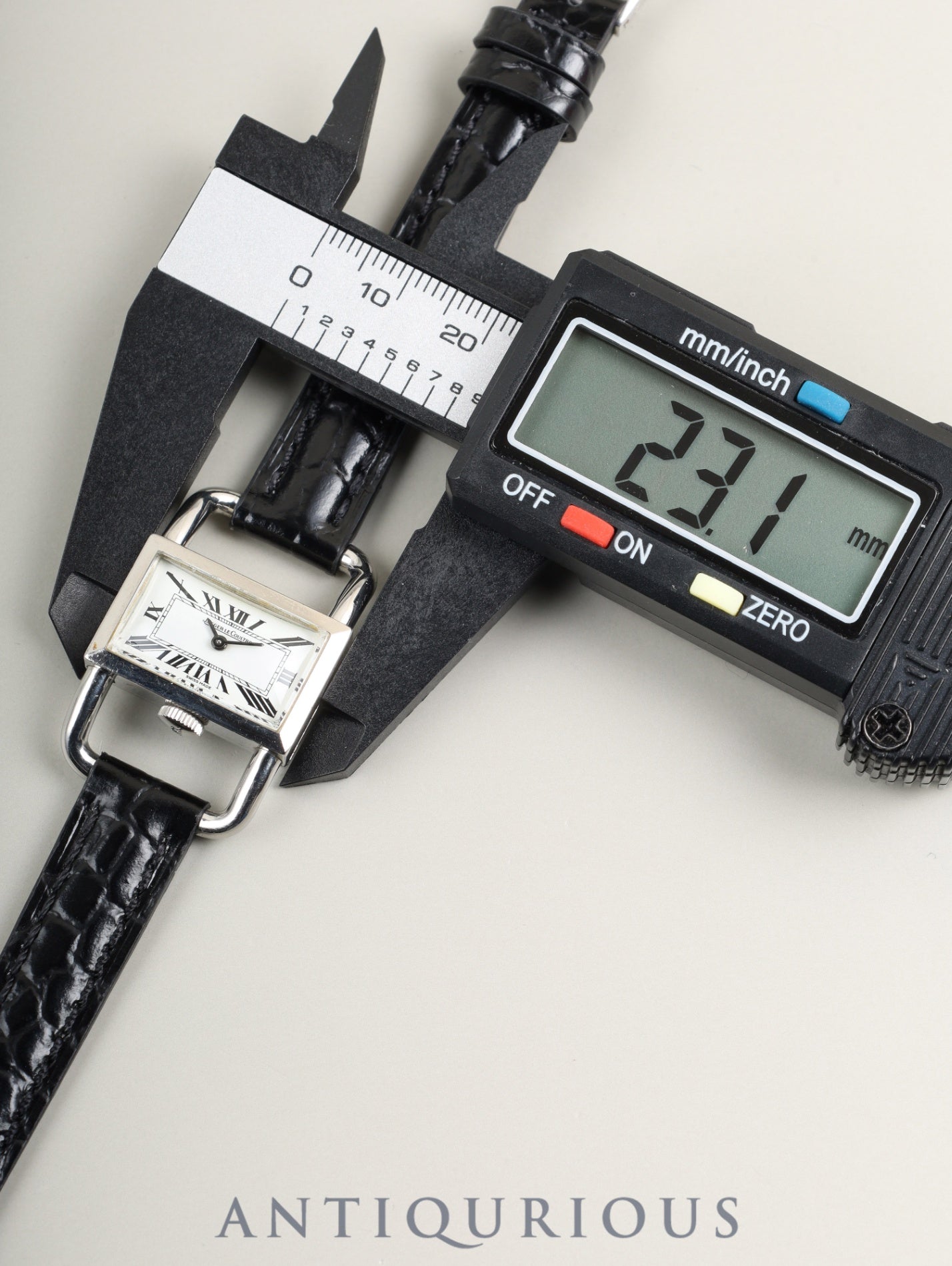 Jaeger-LeCoultre Driver's Watch Etrier 1671.42 Hand-wound SS Leather Original Pin Buckle (SS) White Dial Overhauled