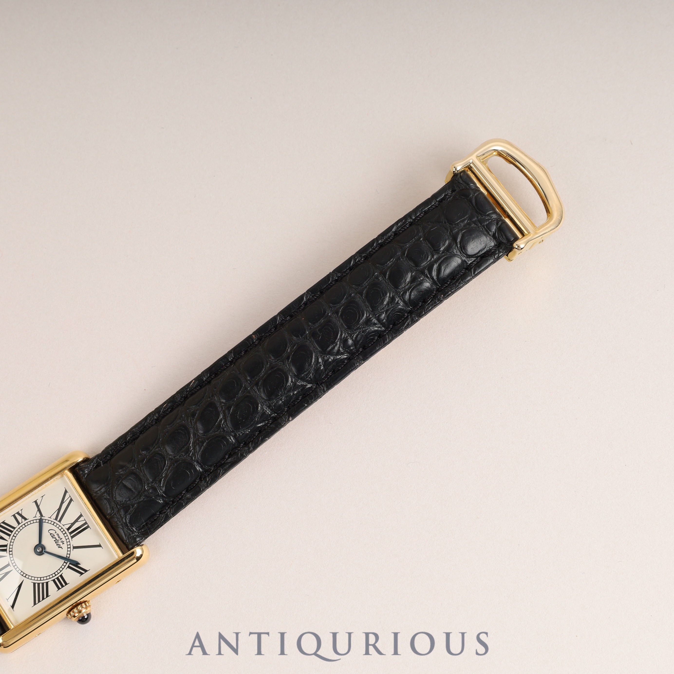 Cartier Must Tank LM QZ Opalan Dial 1615 Newly Finished