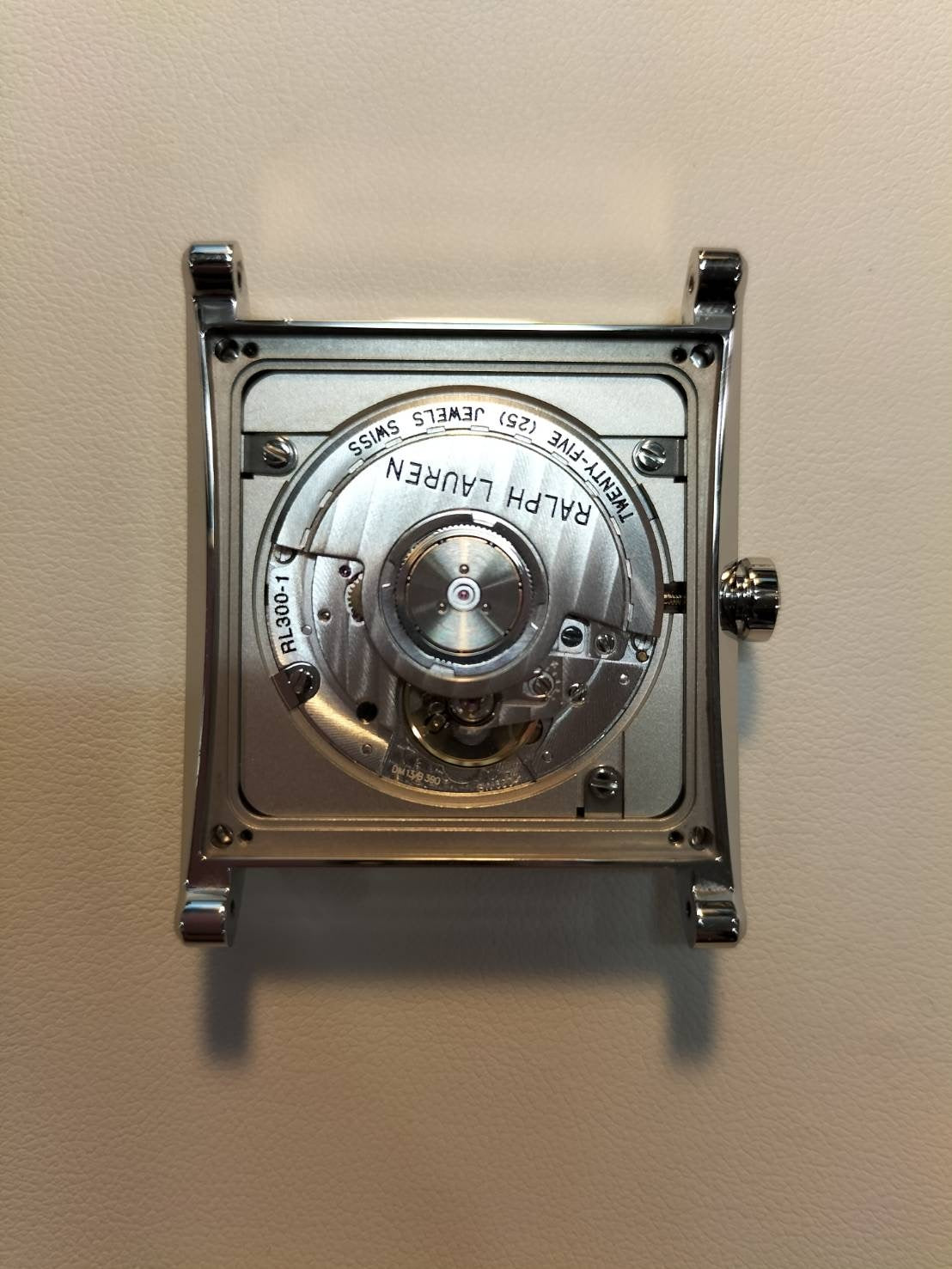 ラルフローレン RL867 35 MM 自動巻き Cal.RL300-1  SS 純正革ベルト 純正尾錠(SS)ブラック文字盤 箱 オーバーホール済み