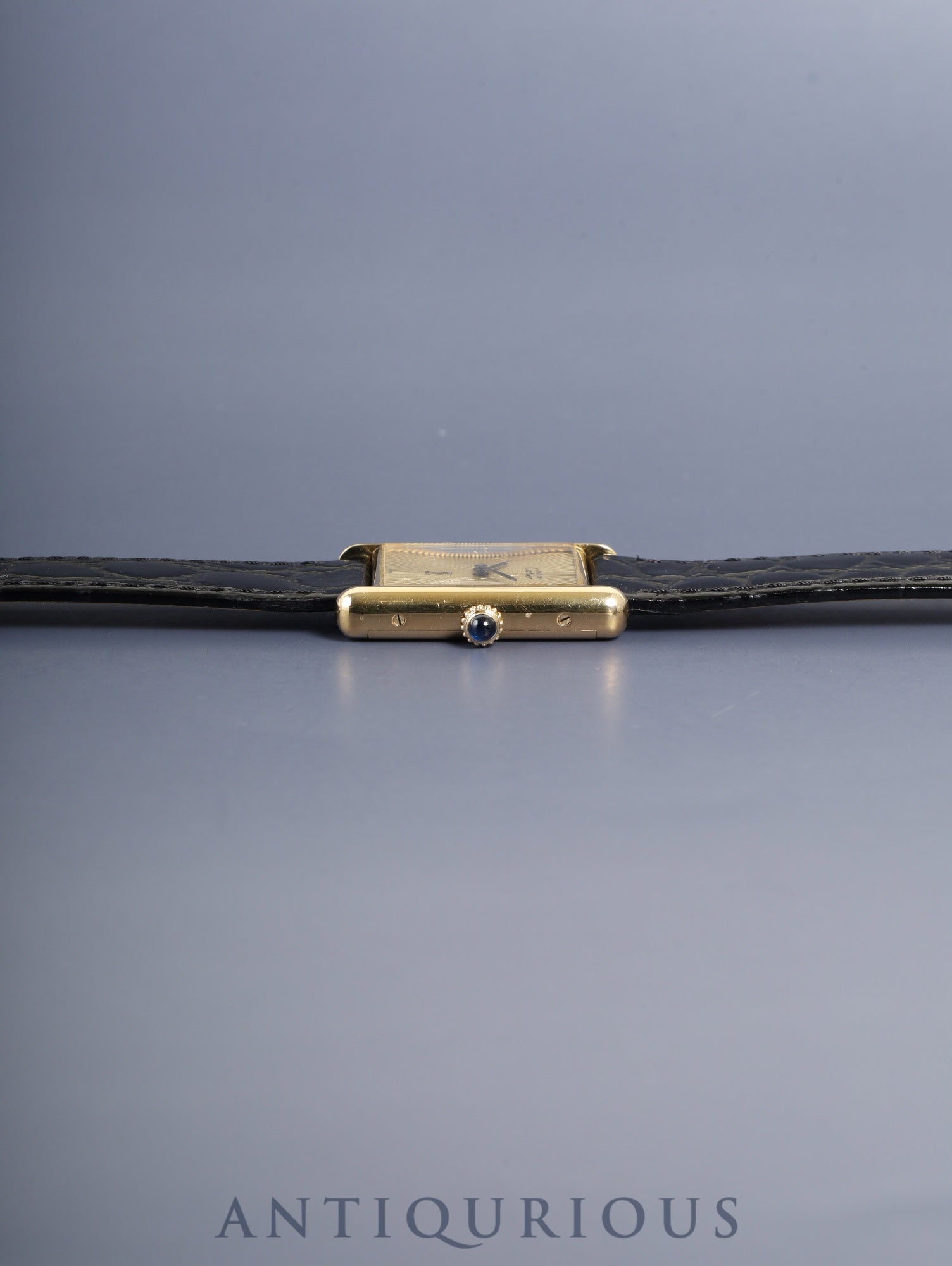カルティエ マストタンク LM 6 手巻き Cal.78-1 SV925 革 純正ピンバックル(GP)サンレイ文字盤(SWISS 表記) 箱 冊子 保証書(1981年)オーバーホール済み