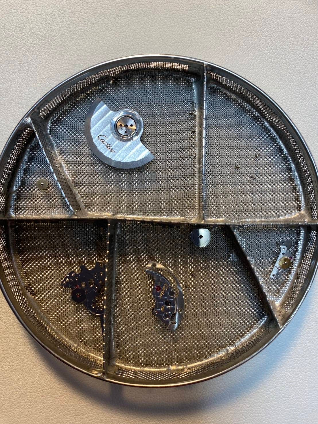 カルティエ サントス ガルベLM W20055D6 / 2319 自動巻き SS SS シルバー文字盤 箱 保証書(2005年) コマ1 オーバーホール済み