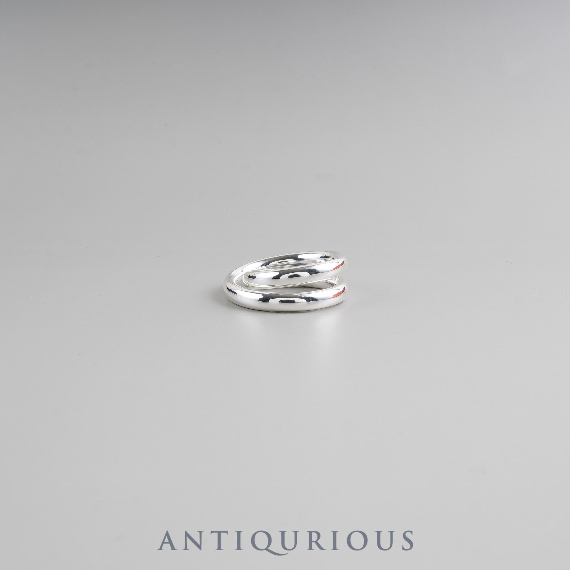 Hermes Vertiges Ring, SV925, #56, Size 15.5, Box, 25 Years Inscribed