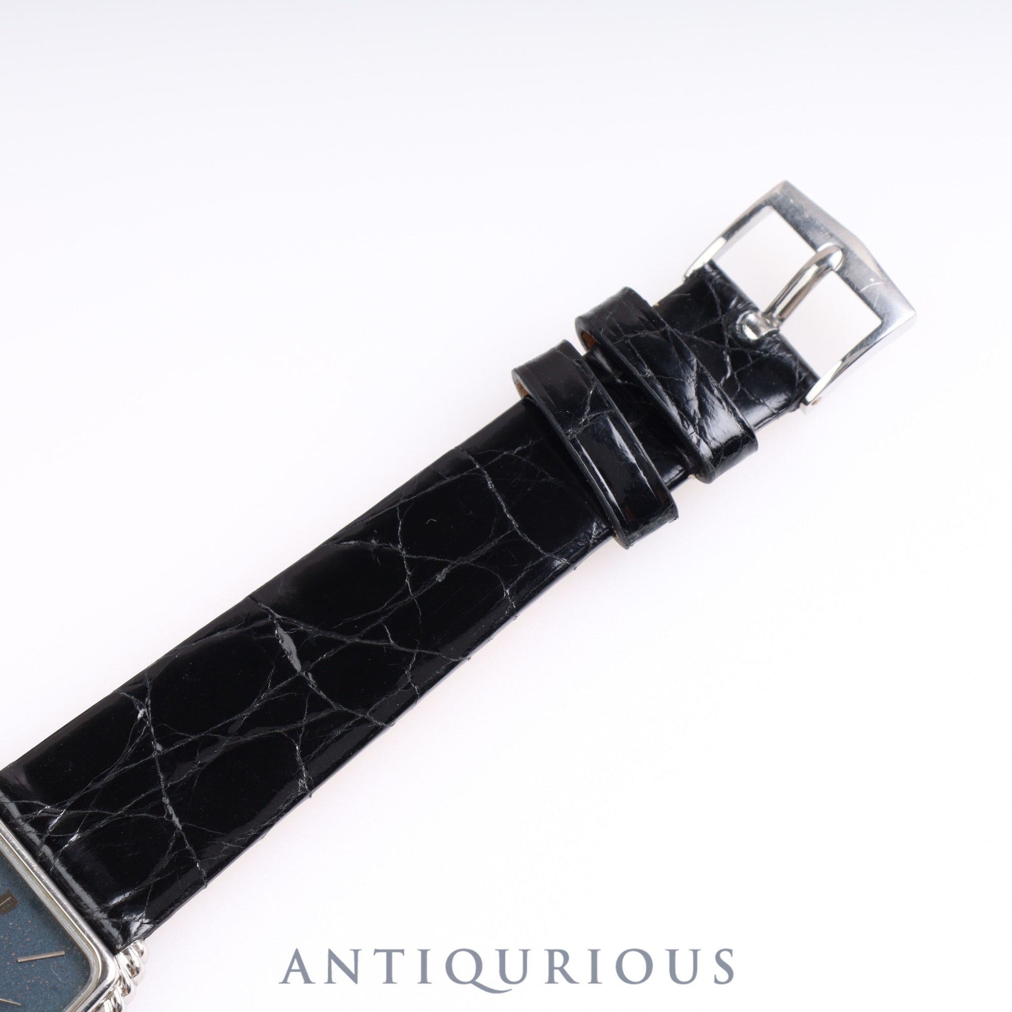 Audemars Piguet Rectangular 4249 Manual Winding Cal.2080 SS Leather Blue Dial