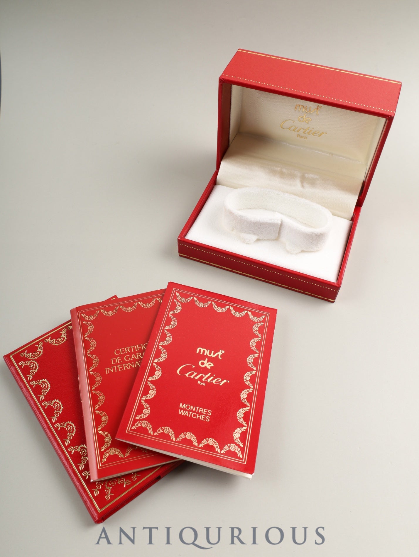 カルティエ マストタンク SM W1003053 / 5057001 クォーツ Cal.057 SV925 革 純正ピンバックル(GP)ストレートローマン文字盤(SWISS表記)箱 冊子 保証書(1991年) オーバーホール済み 新品仕上げ済み