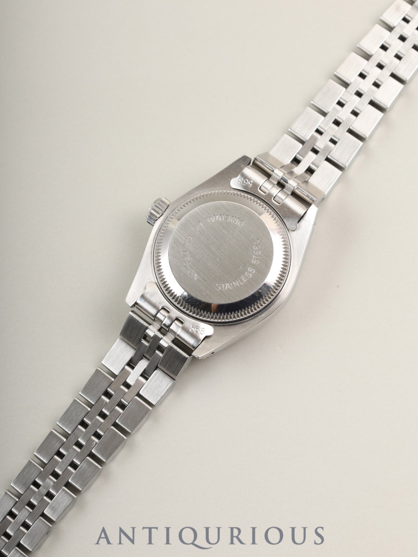 ロレックス デイトジャスト レディ 69174 自動巻き Cal.2135 SS/WG SS シルバー文字盤 箱 冊子 保証書(1989年)オーバーホール済み