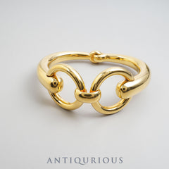 Gucci Bangle Bracelet Horsebit GP 1992 Box