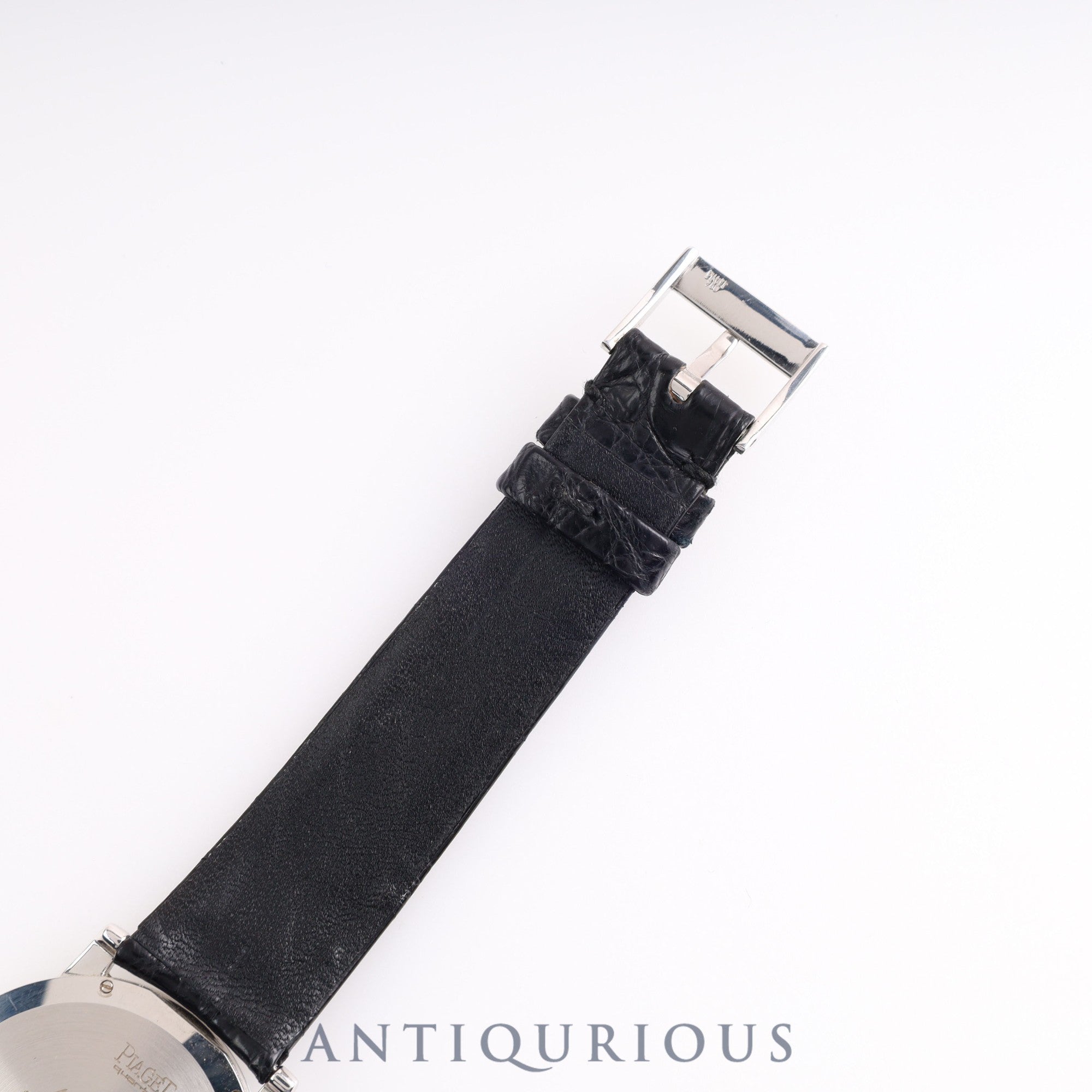 Piaget Dancer 84023 Quartz Cal.-WG Genuine Leather Strap Genuine Buckle (750) Silver Dial 31.2mm Box