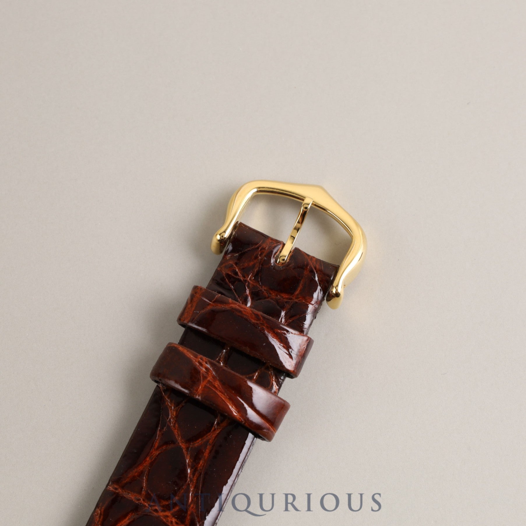 Cartier Must Tank SM W1006354 / 5057001 Quartz Cal.057 Leather Genuine Buckle (GP) Trinity Dial Overhauled