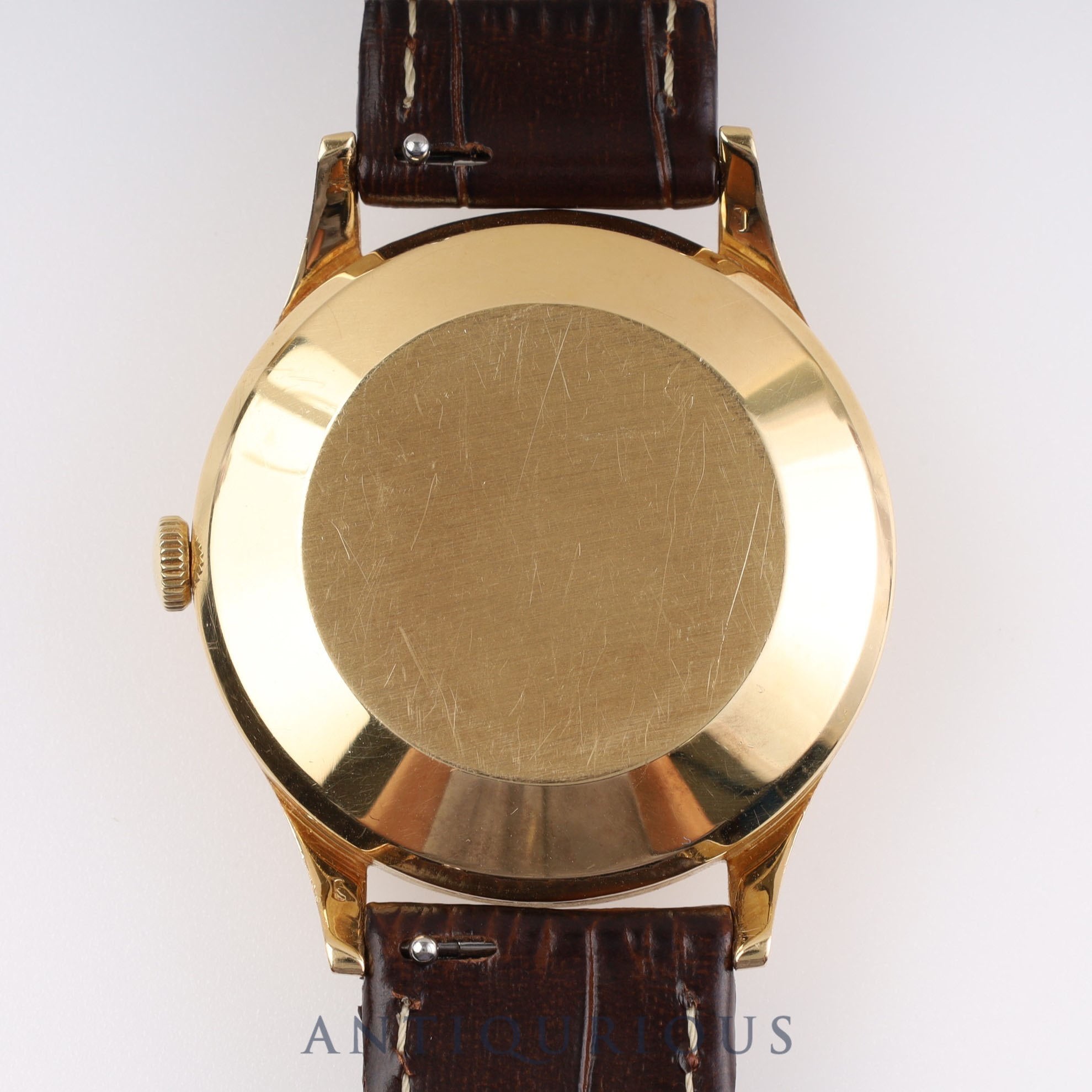 IWC Old Inter Automatic Cal.853 YG Leather Silver Dial IWC