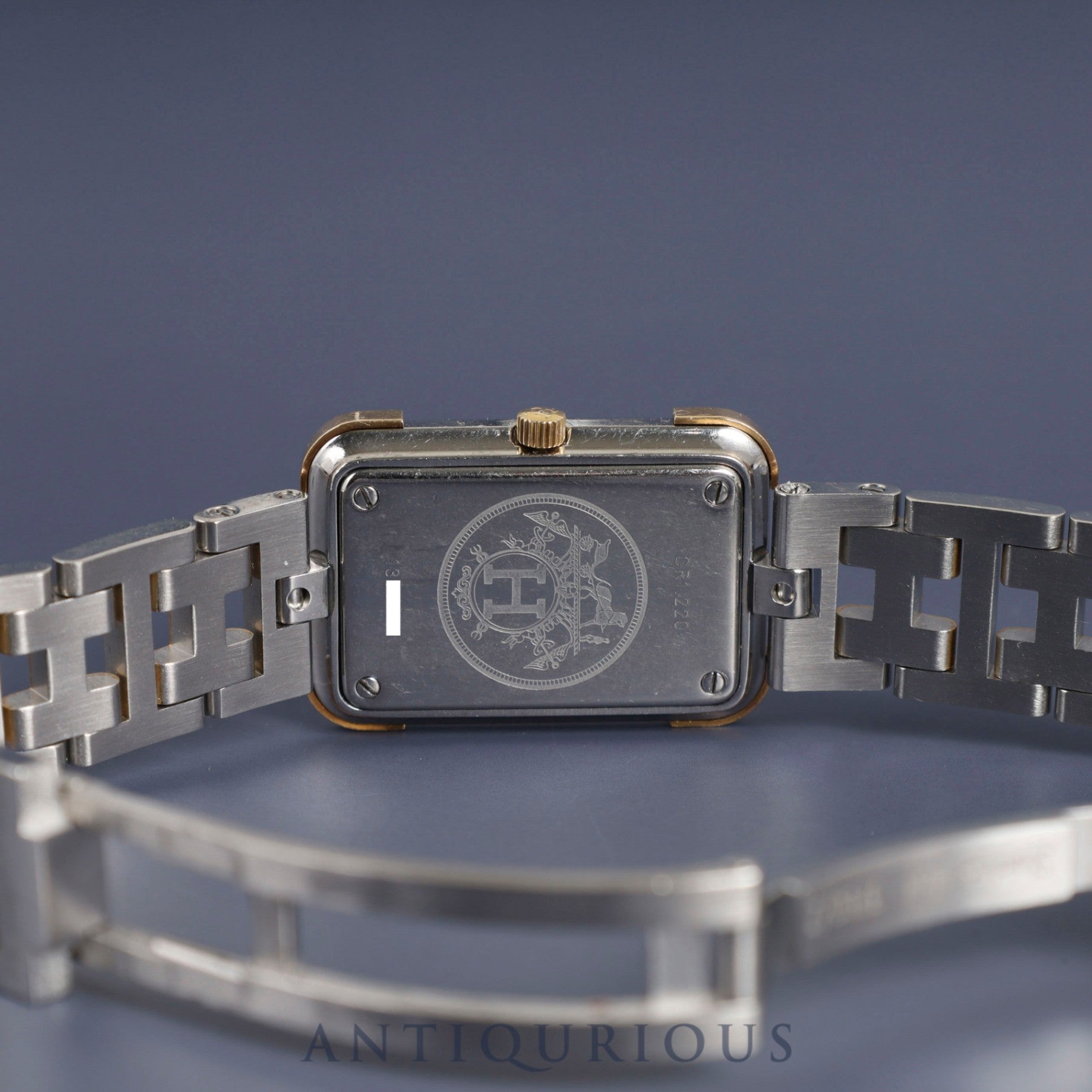 Hermes Cloajour CR1.220 Quartz Cal.976.001 SS/GP SS/GP Gold Dial Overhauled