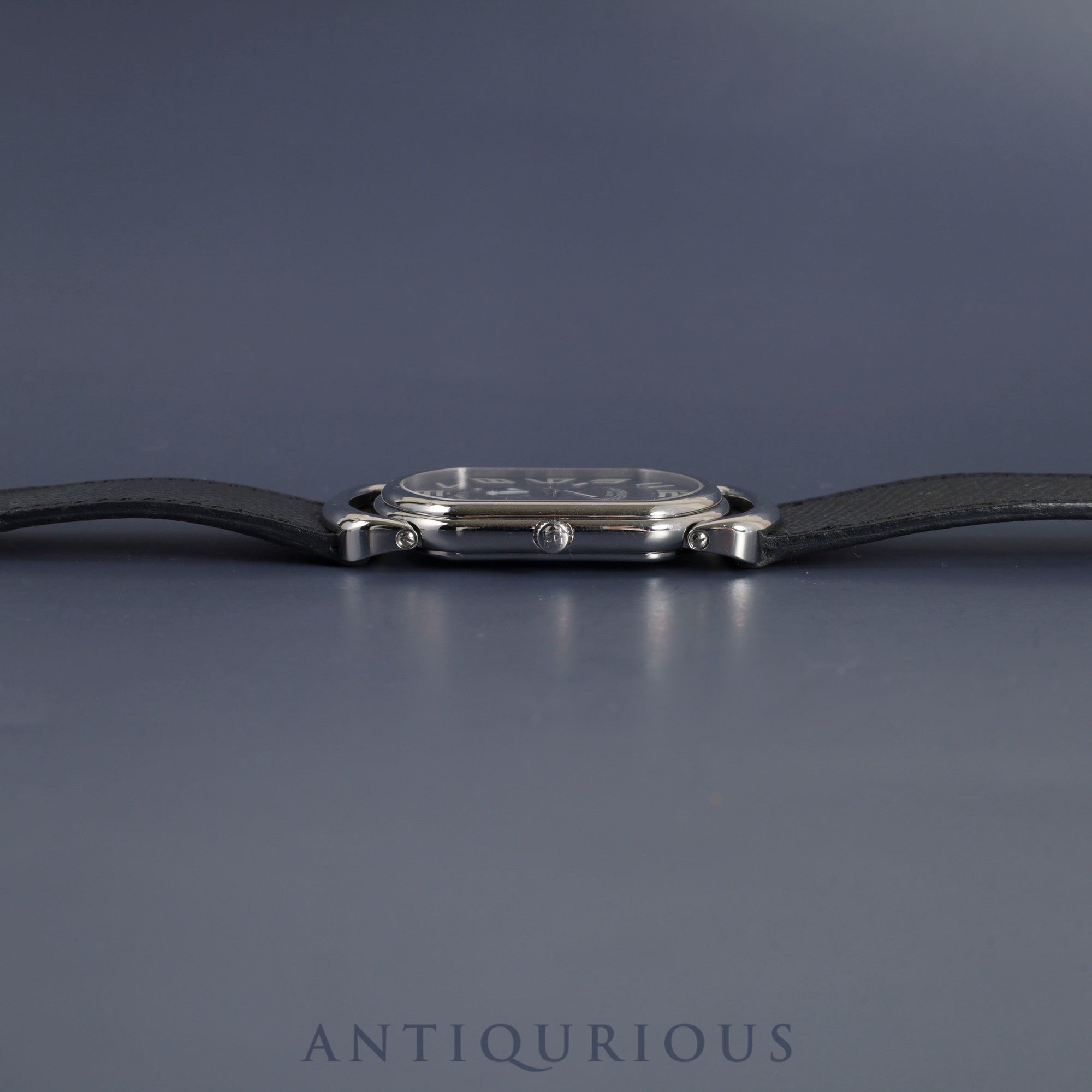 エルメス ラリー RA1.810 クォーツ Cal.980.163 SS 純正革ベルト(□J刻印:2006年) 純正尾錠(SS) グレー文字盤 冊子 オーバーホール済み