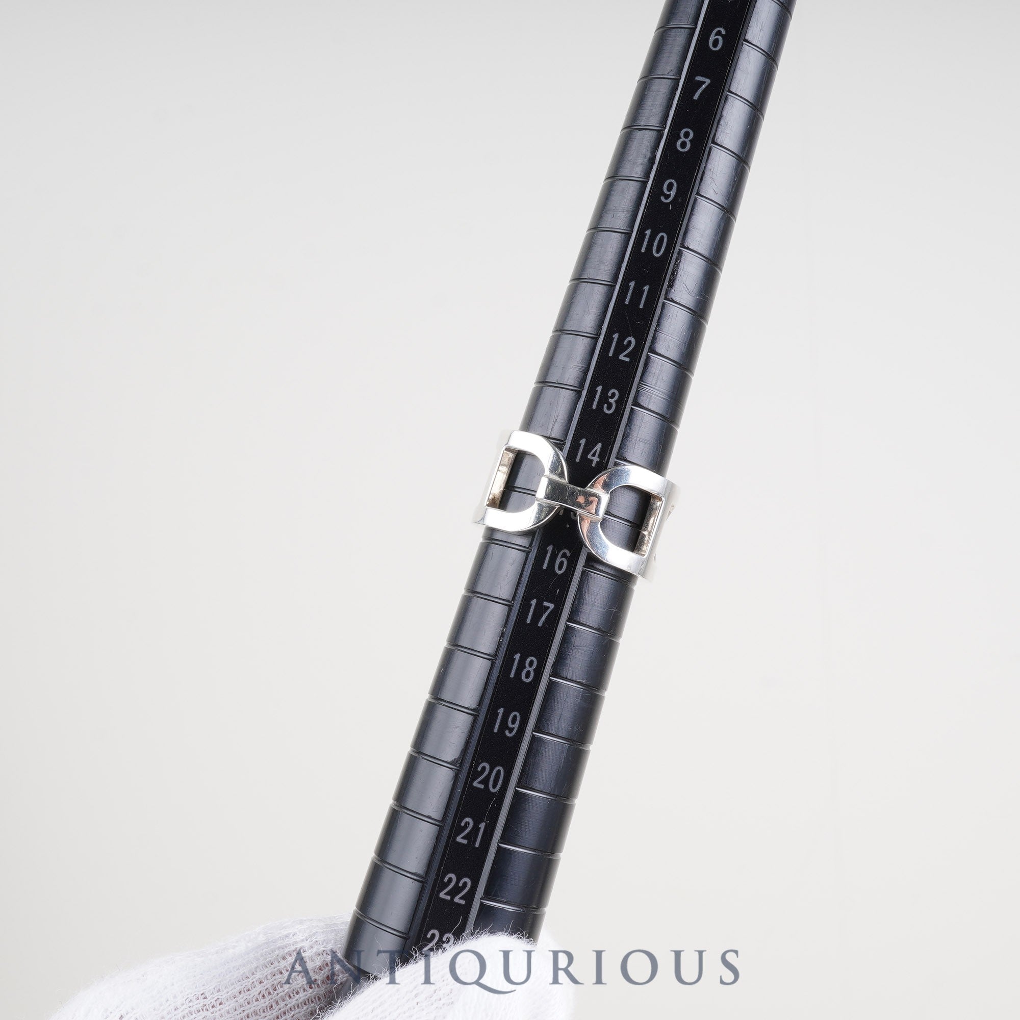 Hermes Ring Ever Chaine d'Ancre SV925 #55 Box 21 Years