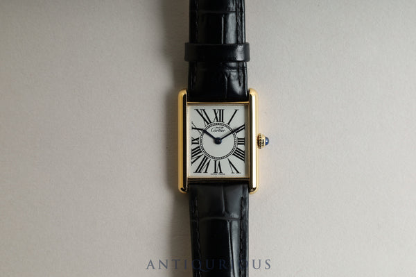 Cartier Must Tank LM QZ Opalan Dial New Finish Complete Service