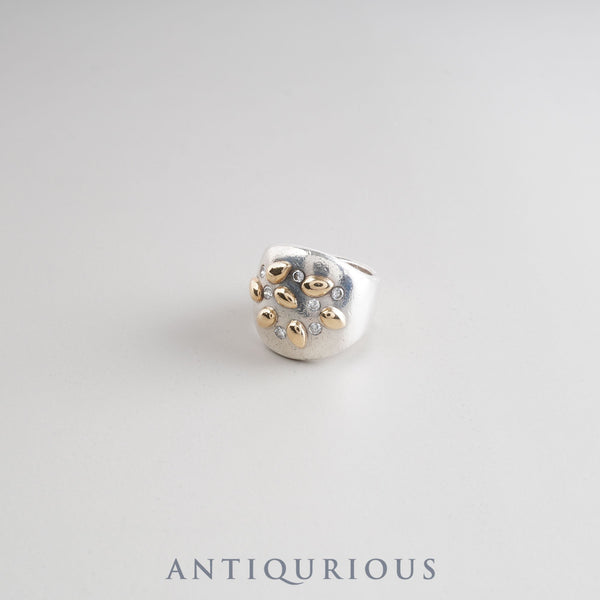 Hermes Ring Gaucho #52 SV925/750 Diamond