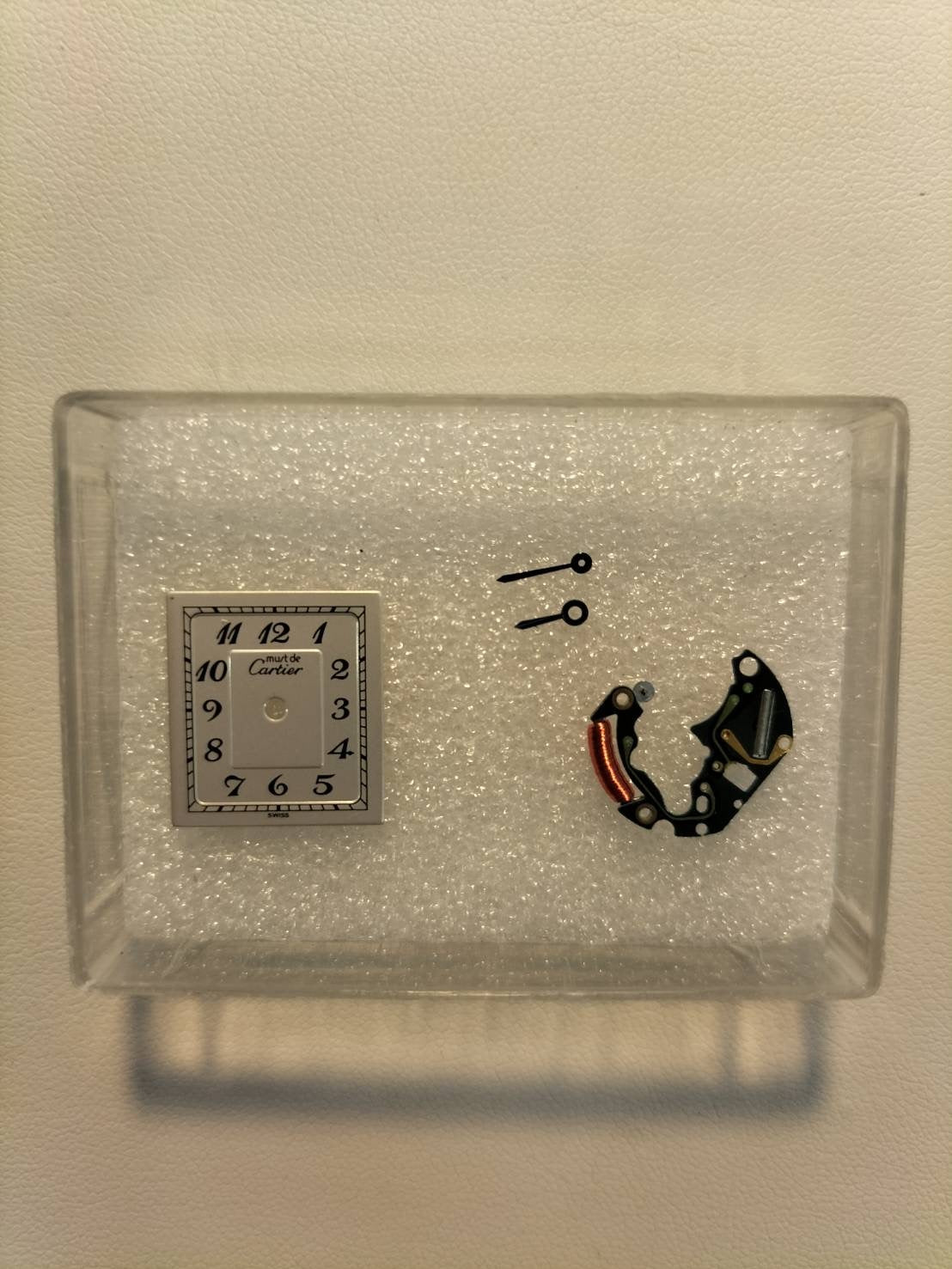 Cartier Must Tank SM 5057001 Quartz Cal. 057 SV925 Genuine Leather Strap Genuine D Buckle (GP) Arabic Dial Box Booklet Overhauled