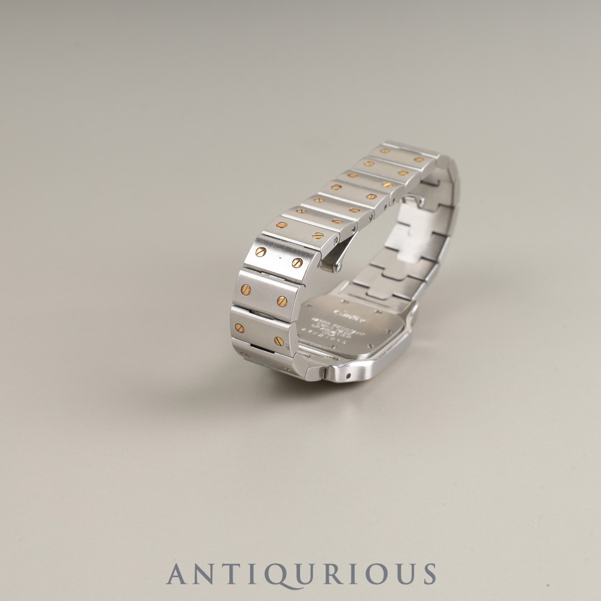 カルティエ サントス ガルベ SM W20012C4 / 1567 クォーツ Cal.157 SS/YG ホワイトローマン文字盤 オーバーホール済み