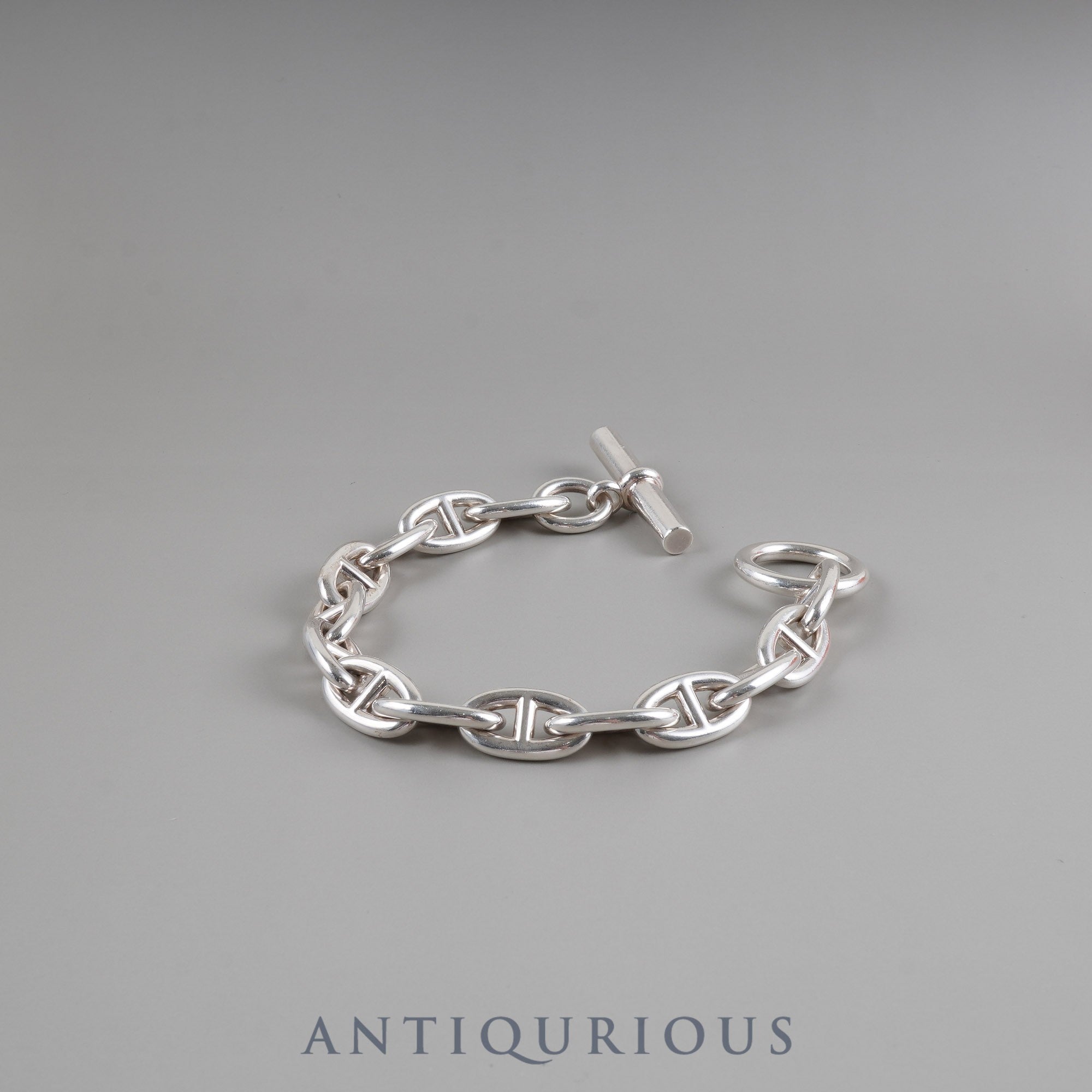 エルメス ブレスレット シェーヌダンクル GM 14コマ SV925 22年刻 箱