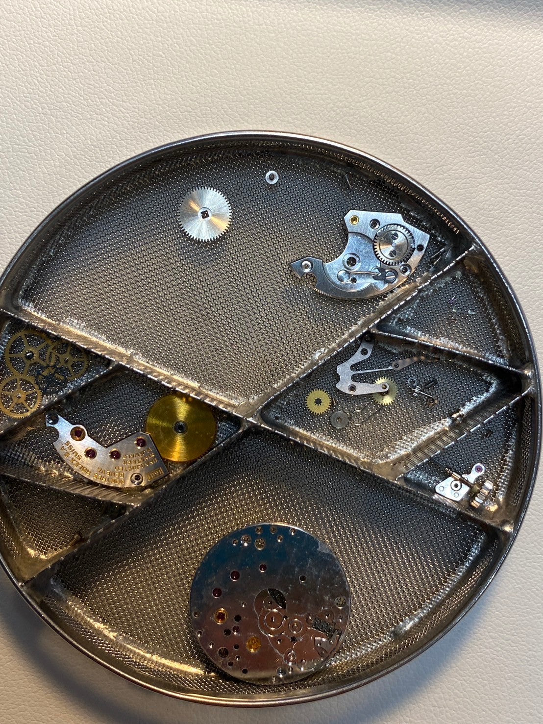 Rolex Cellini 3807 Manual winding Cal.1601 750 Leather Genuine buckle (SS) Blue gradient dial No. 69 (1980) Overhauled