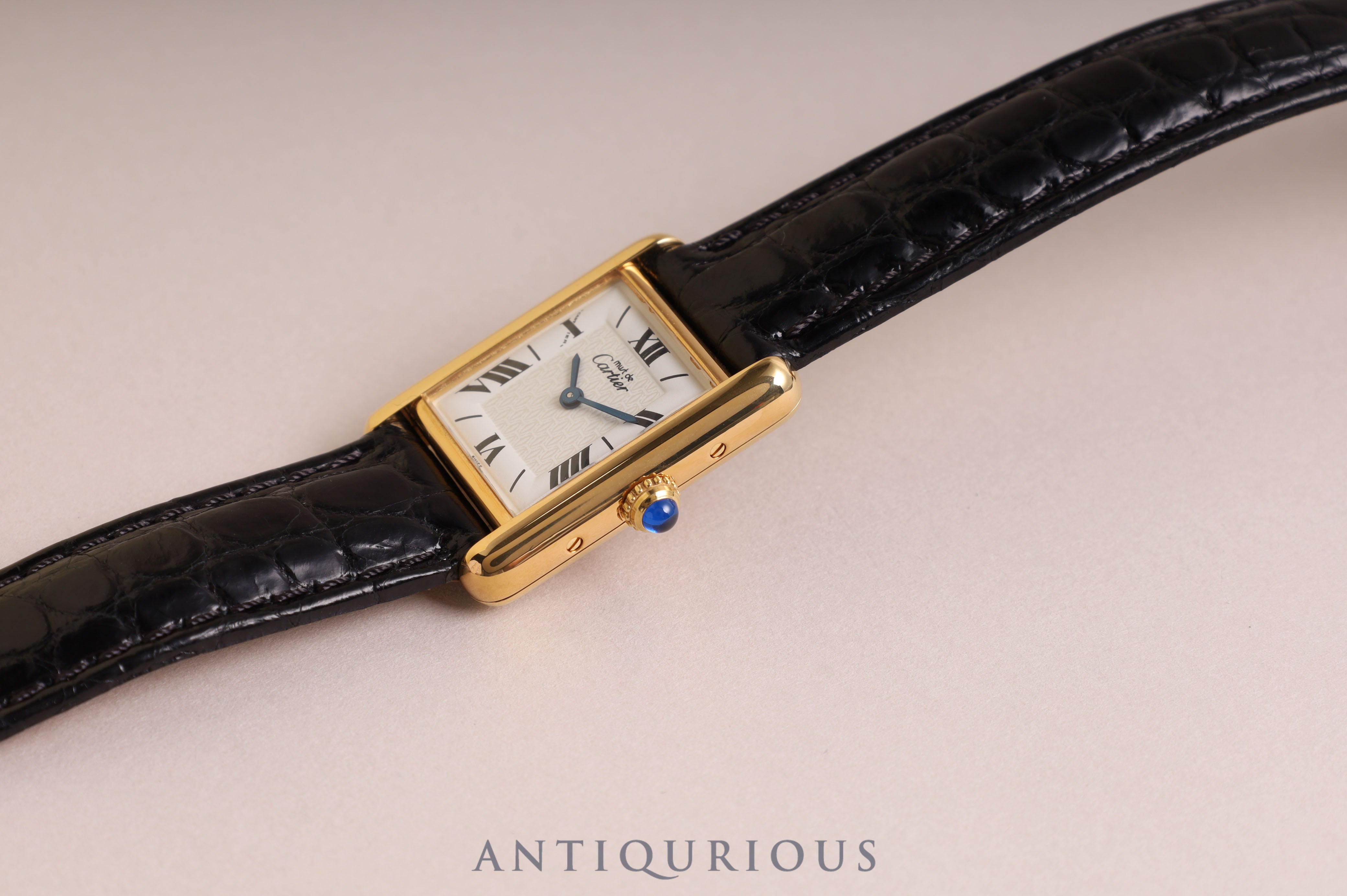 Cartier Must Tank SM QZ Flying Roman Dial