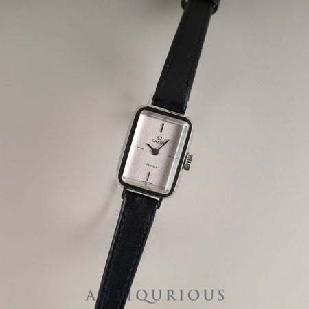 Omega De Ville 511.0374 Manual Winding Caliber 485 Stainless Steel Leather Strap with Aftermarket Buckle (SS) Silver Dial Overhauled