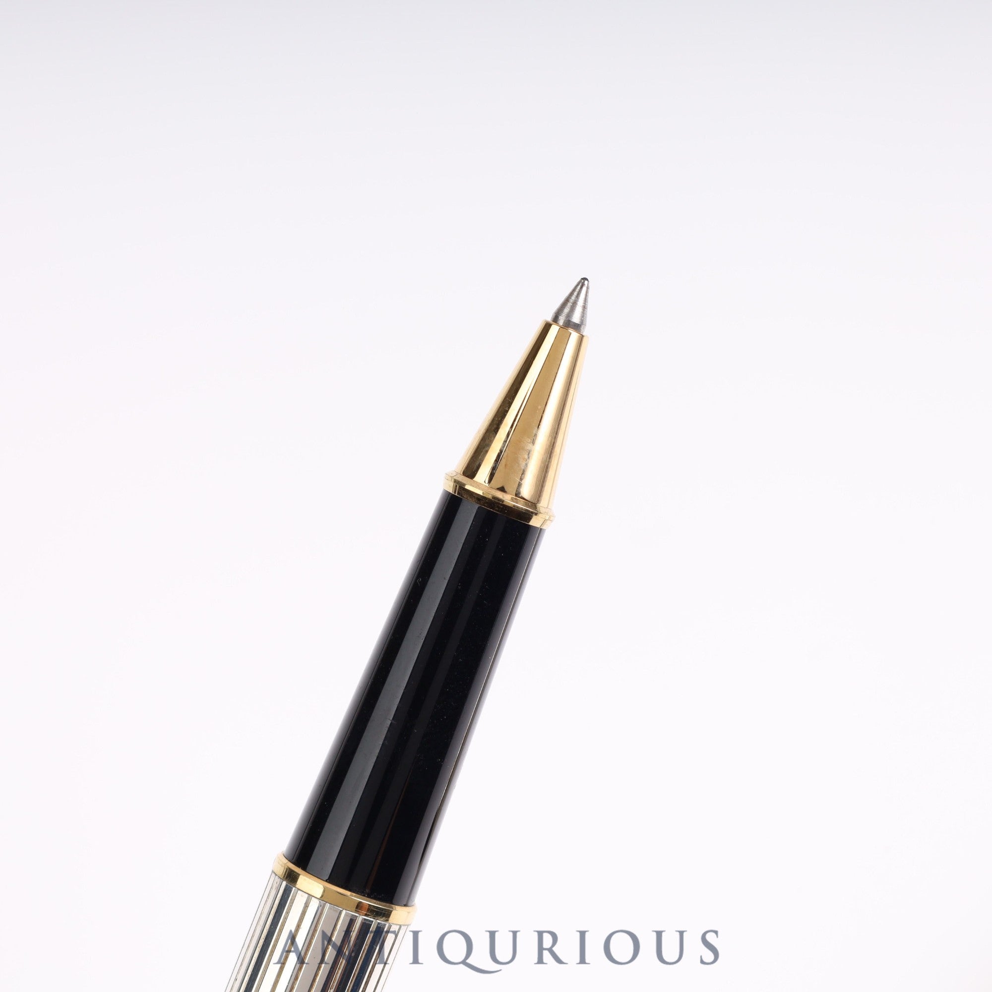 Montblanc Meisterstuck Solitaire Ballpoint Pen SV925 Cap New Refill