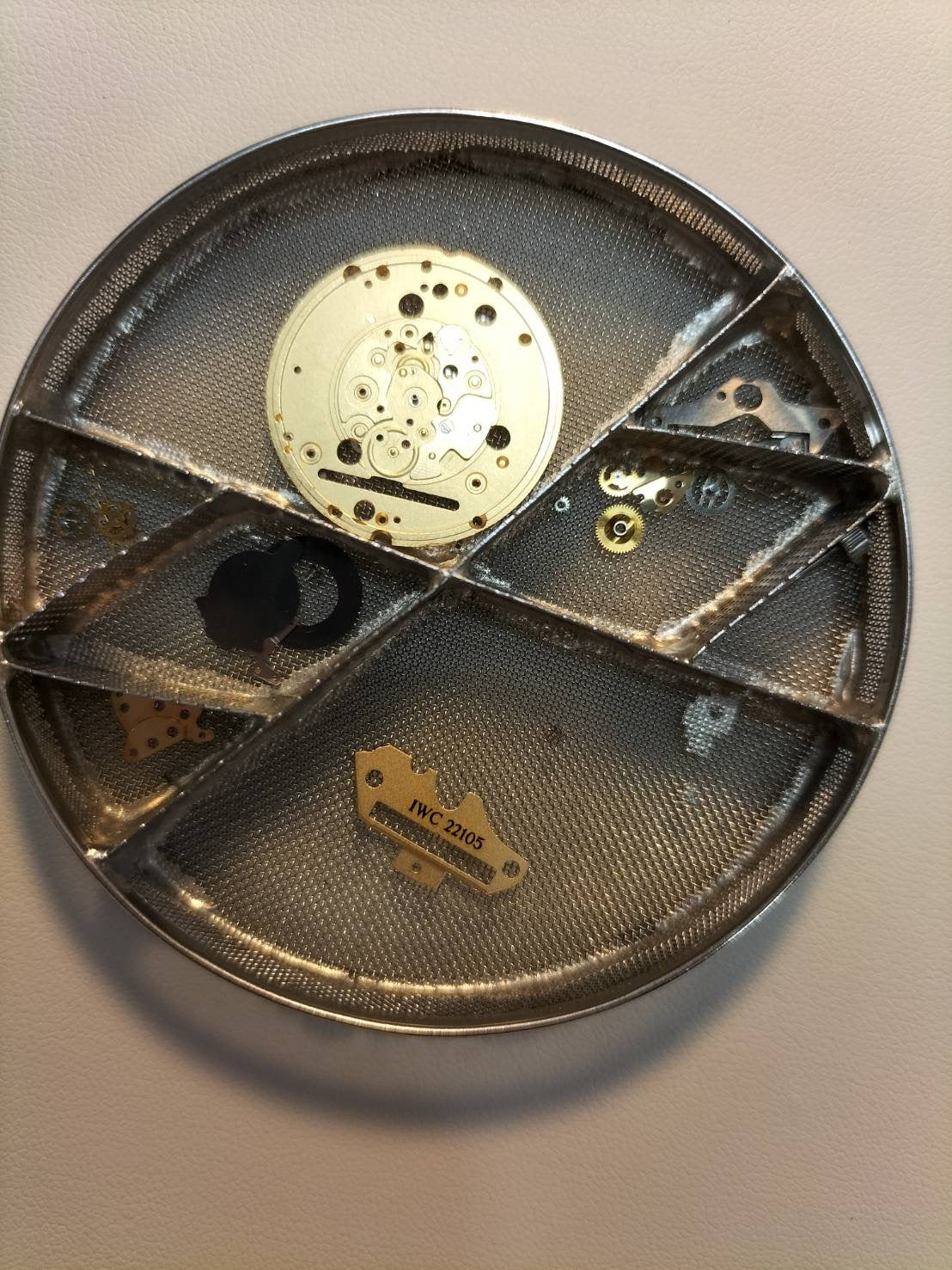 IWC Portofino 3331 Quartz Cal.IWC 22105 SS Leather Genuine Buckle (SS) White Dial Overhauled IWC