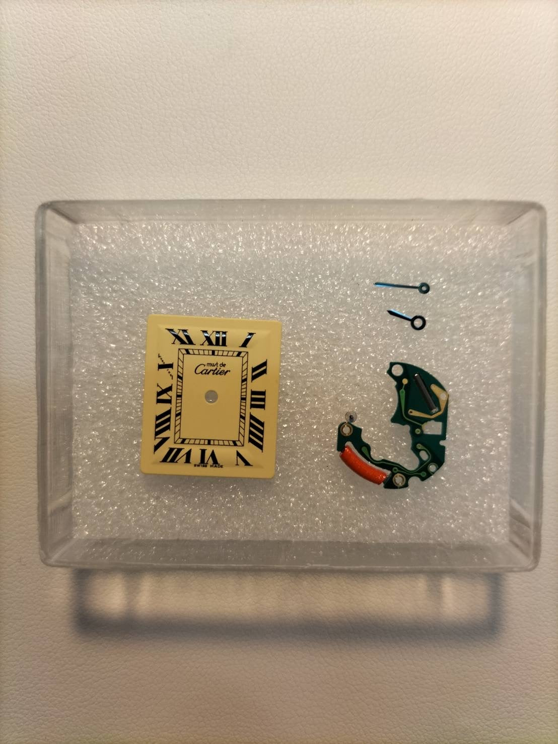 カルティエ マストタンク MM 2415 クォーツ Cal.057 SV925 革 純正Dバックル(GP) アイボリーローマン文字盤 オーバーホール済み