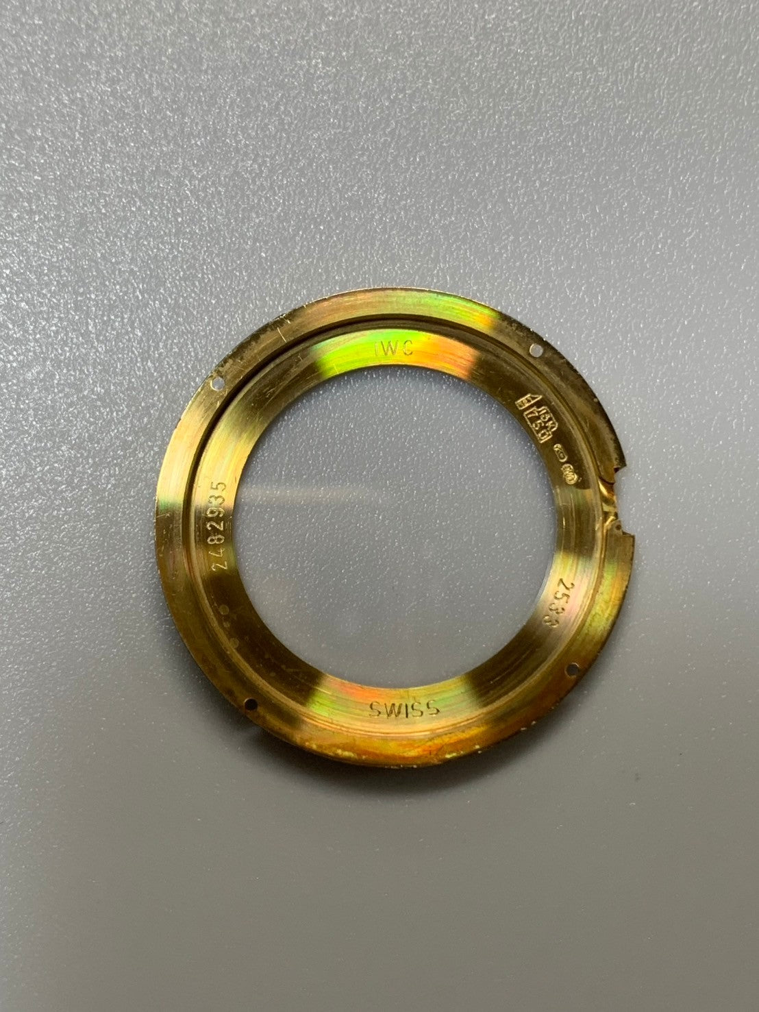 IWC ポートフィノ 2533-001 手巻き Cal.C.4231 750YG 革 純正ピンバックル(GP)ホワイトローマン文字盤 オーバーホール済み アイダブリュシー