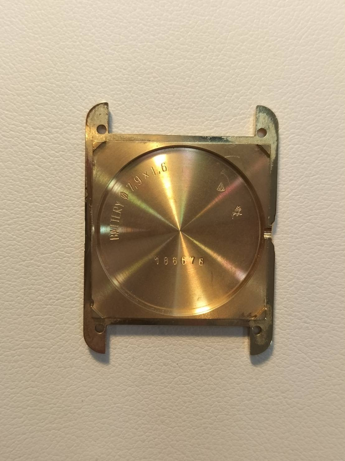 カルティエ マストタンク LM W1002754/1615 クォーツ Cal.90 SV925 革 純正尾錠(GP) アイボリーローマン文字盤 オーバーホール済み 新品仕上げ済み