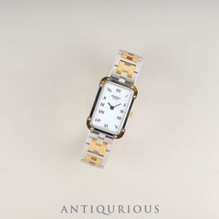 Hermès Cloajour CR1.240 Quartz Cal.976.001 SS/GP SS/GP White Dial Overhauled