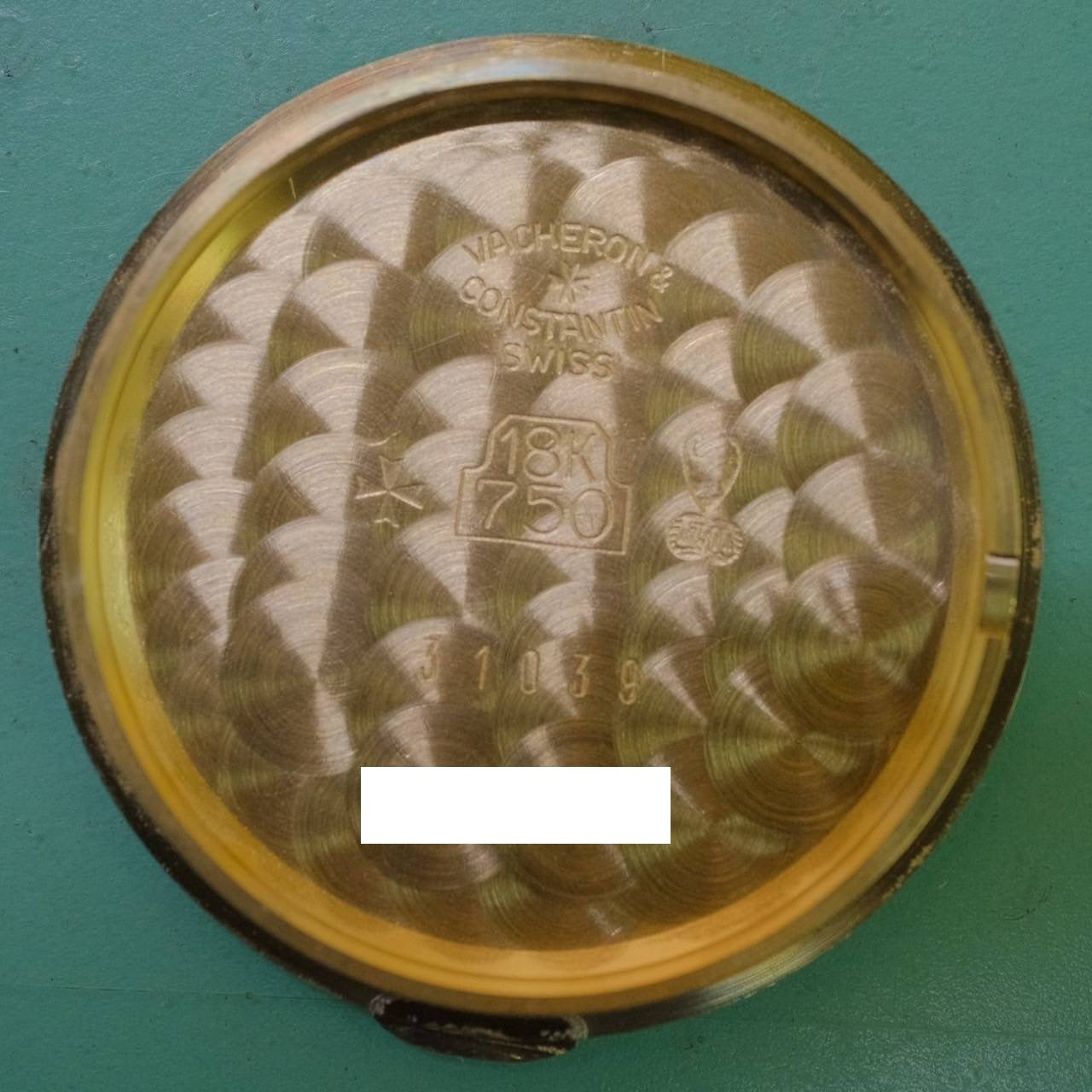 ヴァシュロン・コンスタンタン エッセンシャル 31039 手巻き Cal.1132 750YG 革 純正尾錠(750YG)ホワイト文字盤
