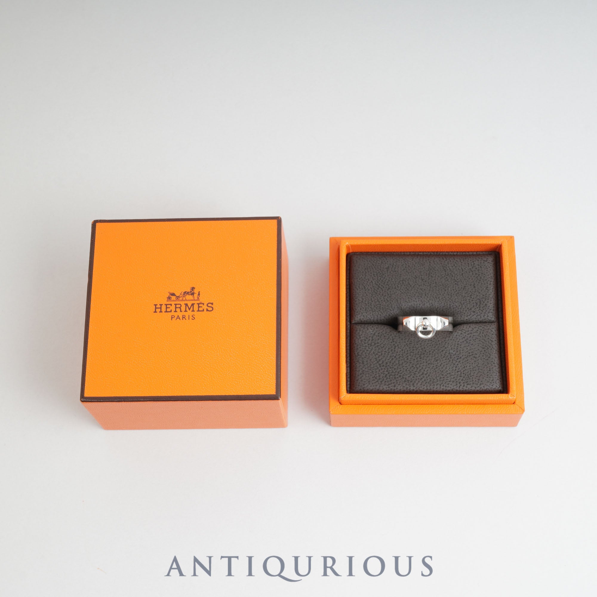 Hermes Ring Collier de Chien PM SV925 #52 Box