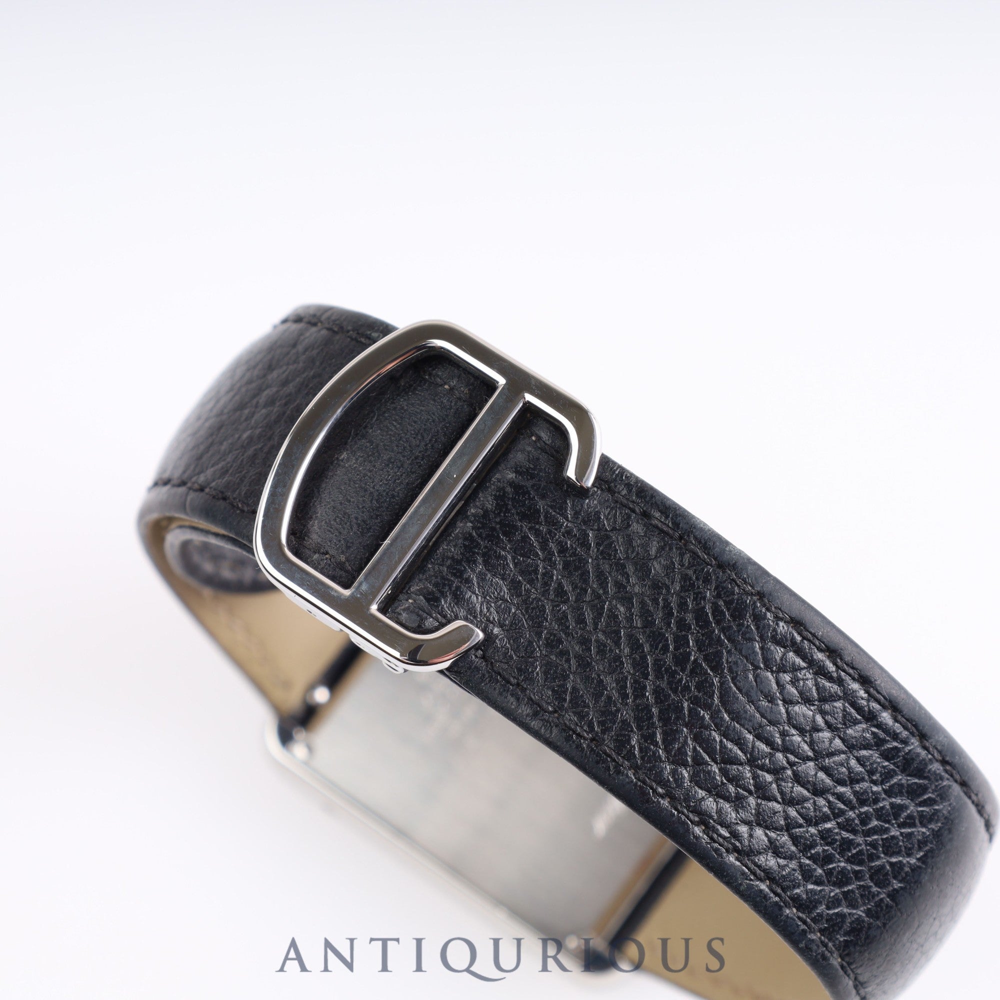 Cartier Tank Solo LM Quartz WSTA0028 / 3169 SS Leather Silver Dial Box Warranty (2019)