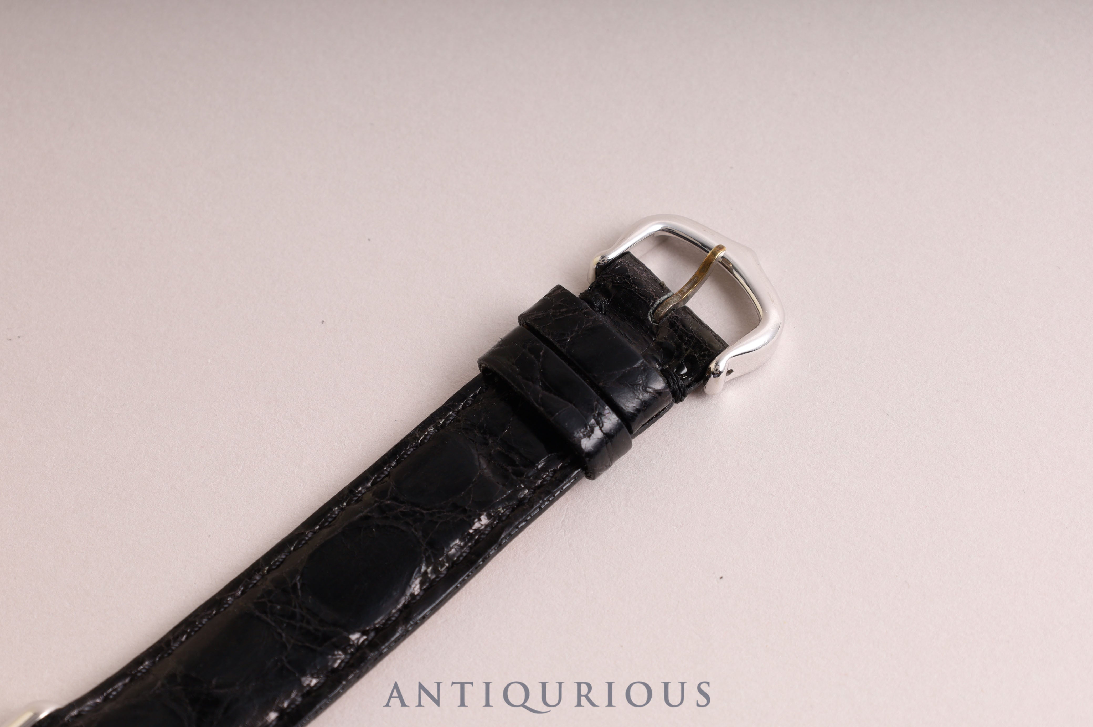 Cartier Must Tank MM QZ Silver Roman Dial 2416 Box and Warranty Card Included
