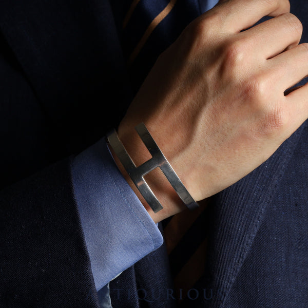 Hermes bracelet with H logo