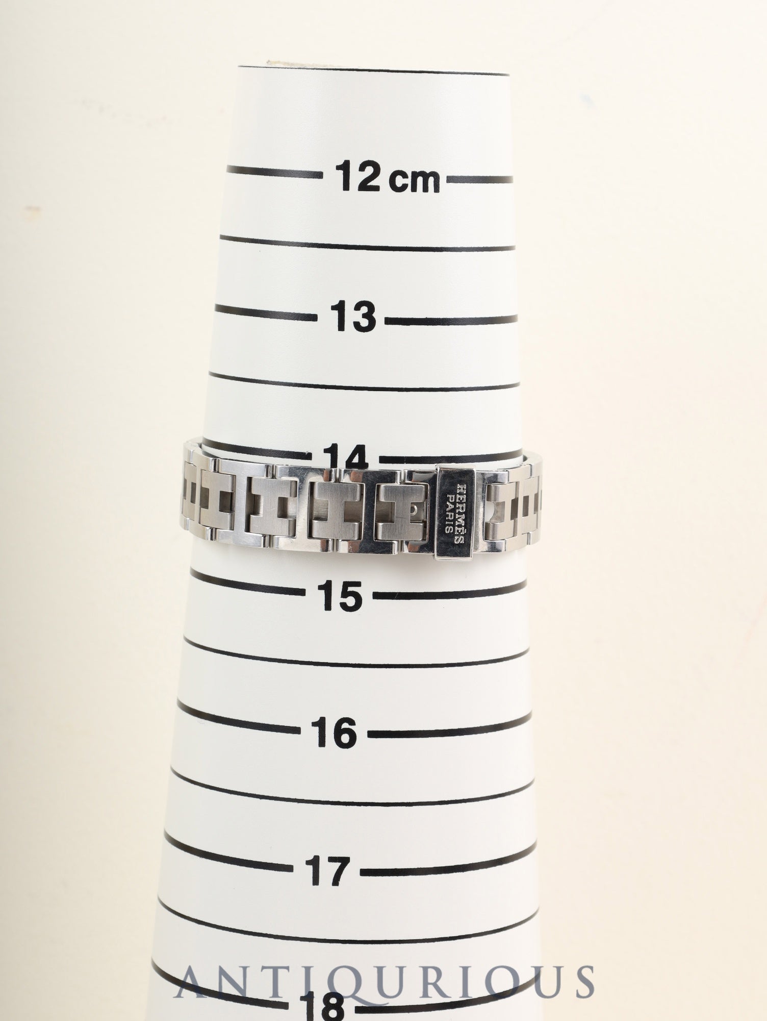 エルメス ラリー RA1.210 クォーツ Cal.976.001 SS SS ホワイト文字盤 オーバーホール済み