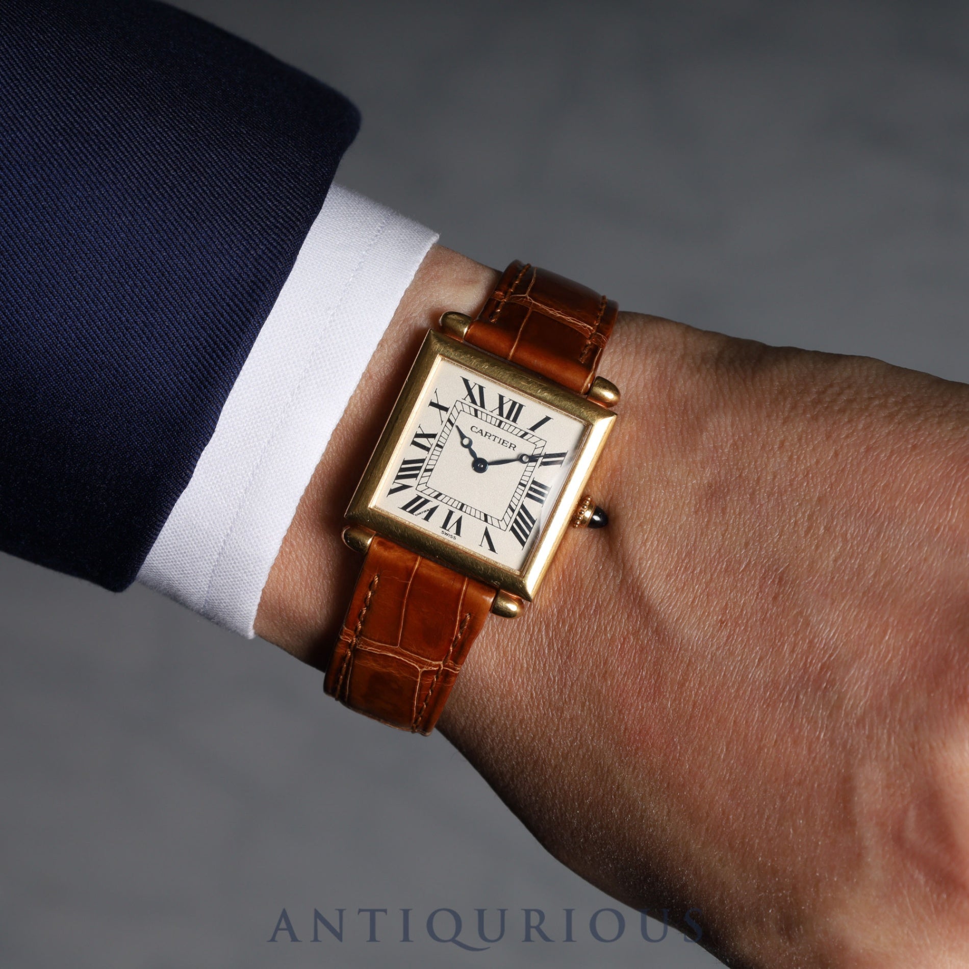 Cartier Tank Obu LM QZ W1512256