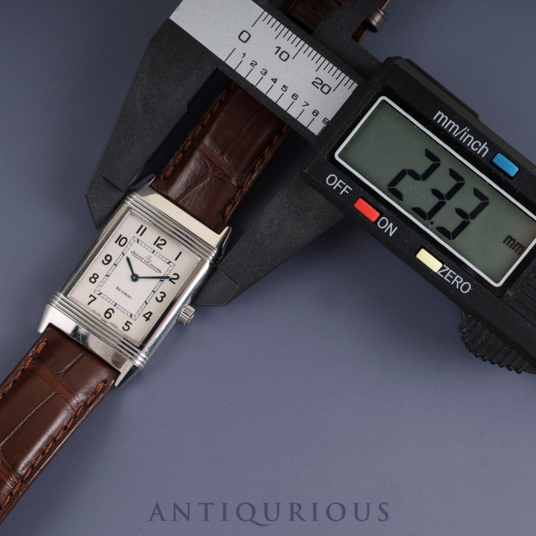 Jaeger-LeCoultre Reverso Classic Q2508412 / 252.8.86 Manual winding Cal.846/1 SS Genuine leather strap Genuine buckle (SS) Silver dial Box Booklet Warranty card (2015) Cloth Genuine replacement strap Overhauled