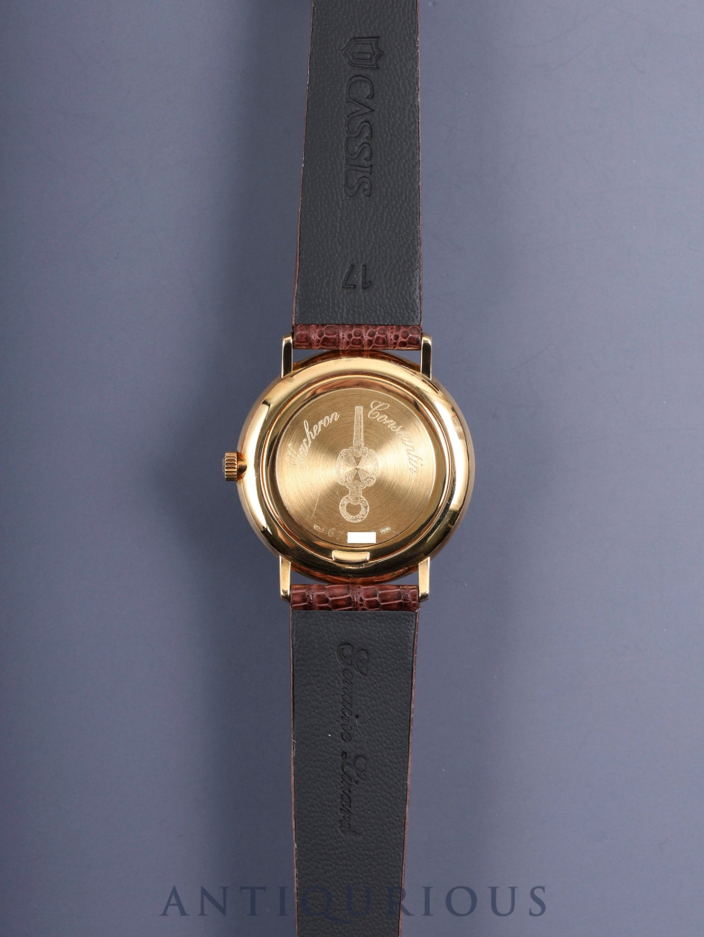 ヴァシュロン・コンスタンタン エッセンシャル 31039/1 手巻き Cal.1132.2 750 革 純正尾錠(750) シャンパン文字盤 オーバーホール済み