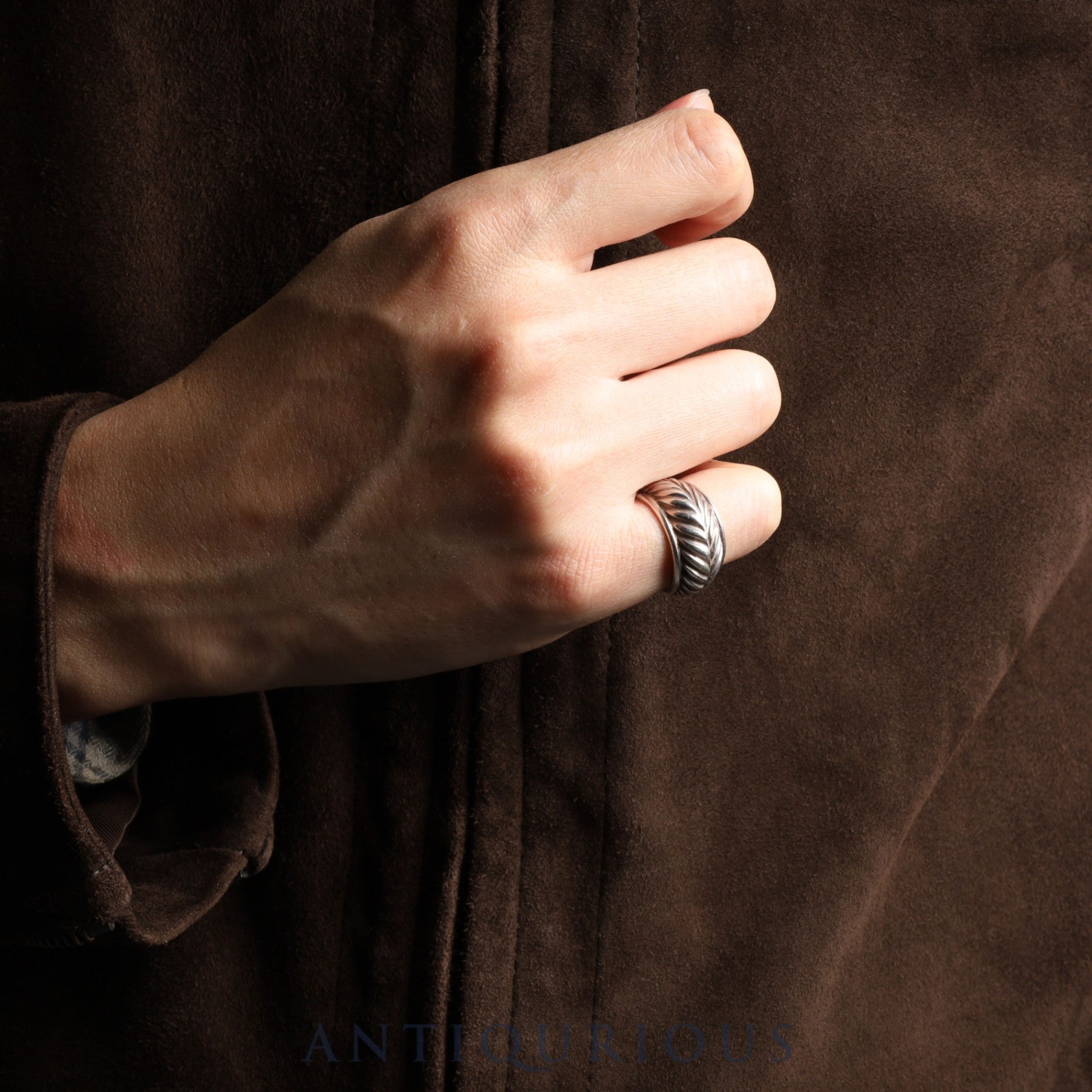 Hermes Ring Leaf Vintage SV800