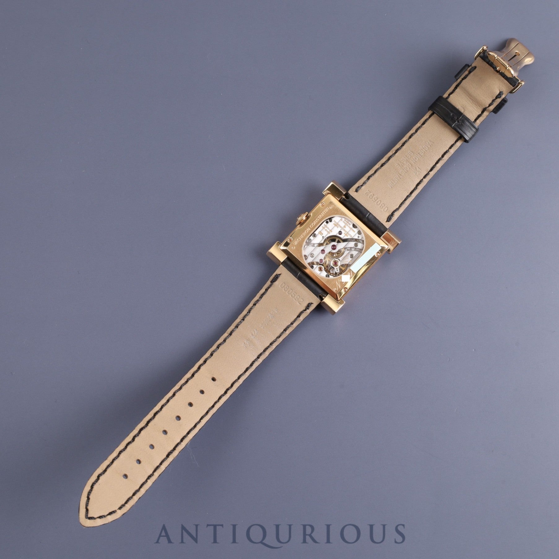 Vacheron Constantin Cale Historiques 91030 / 000R Manual winding Cal.1017 750PG Genuine leather strap Genuine buckle (750PG) Ivory dial 31 x 35mm Box, case, warranty card (2003) Limited to 600 pieces Overhauled