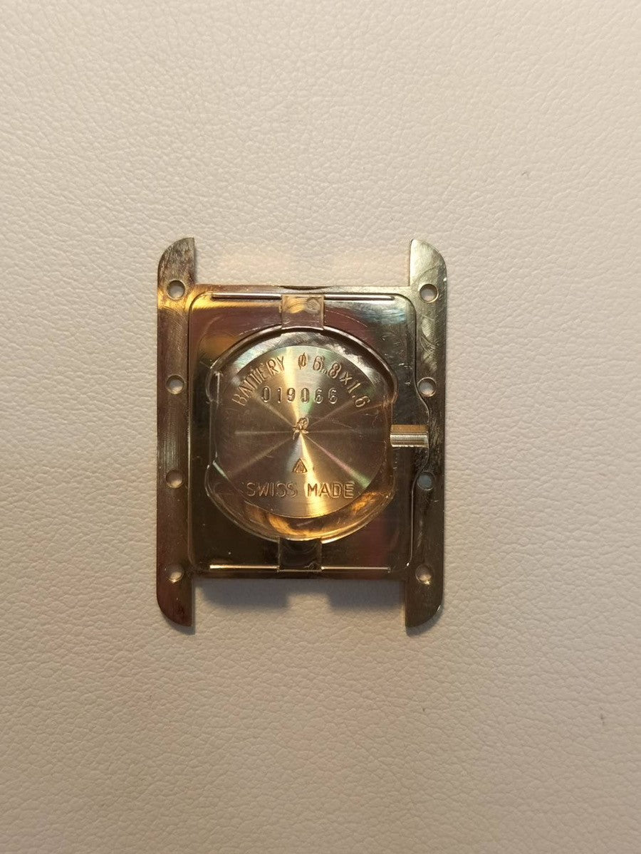 カルティエ マストタンク MM W1013654 / 2415 クォーツ Cal.057 SV925 革 純正Dバックル(GP) ホワイト飛びローマン文字盤(SWISS MADE表記) オーバーホール済み