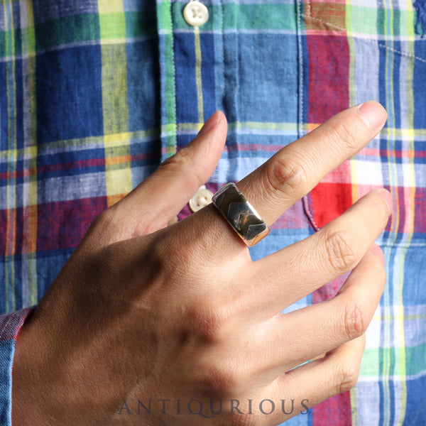 ティファニー リング ヘリンボーン コンビ