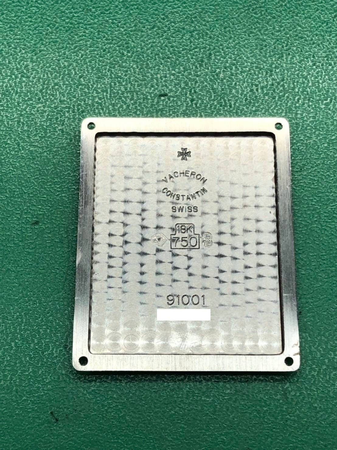 Vacheron Constantin Cabinotier 91001/00G-7 Manual winding Cal.1017 WG Leather Genuine buckle (750) Silver Roman dial Felt case Replacement genuine strap Complete service completed