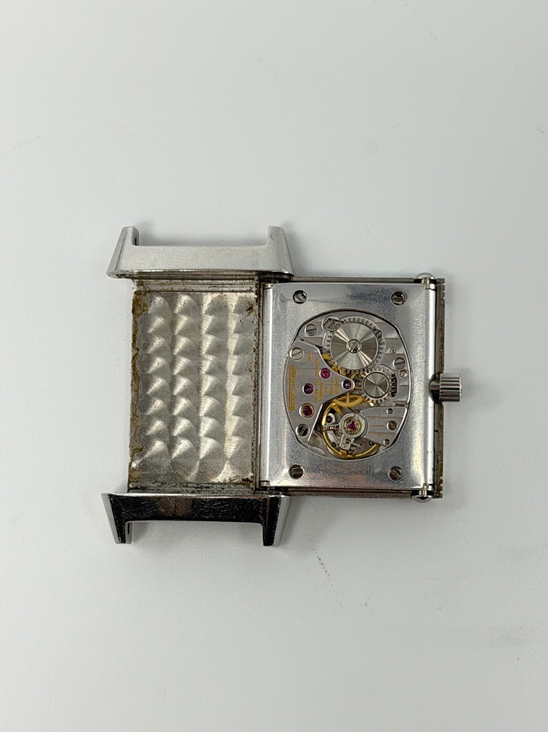 ジャガー・ルクルト レベルソ レディ 260.8.86 / JLQ2608412 手巻き Cal.846/1 SS 革 純正バックル(SS)シルバーアラビア 箱 冊子 保証書(2012年)オーバーホール済み